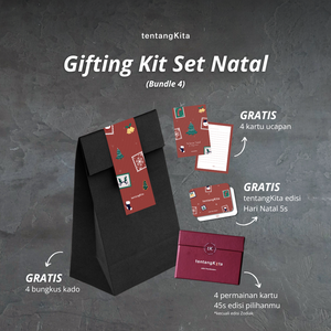 tentangKita - Gifting Kit Set Natal Paket Bundle 4 Permainan Kartu