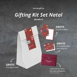 tentangKita - Gifting Kit Set Natal Paket Bundle 4 Permainan Kartu
